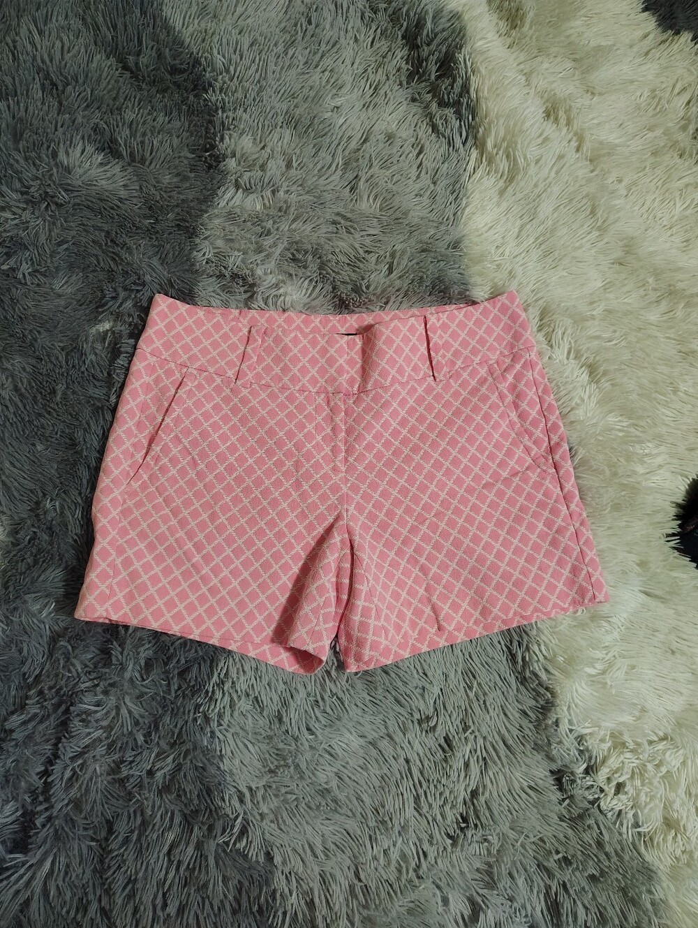 Ann Taylor Women’s Pink Patterned Casual Shorts